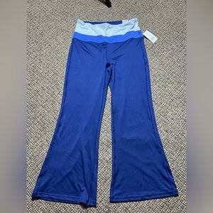 Shadow Sport Womens 1X Blue and Light Blue Athletic Pants